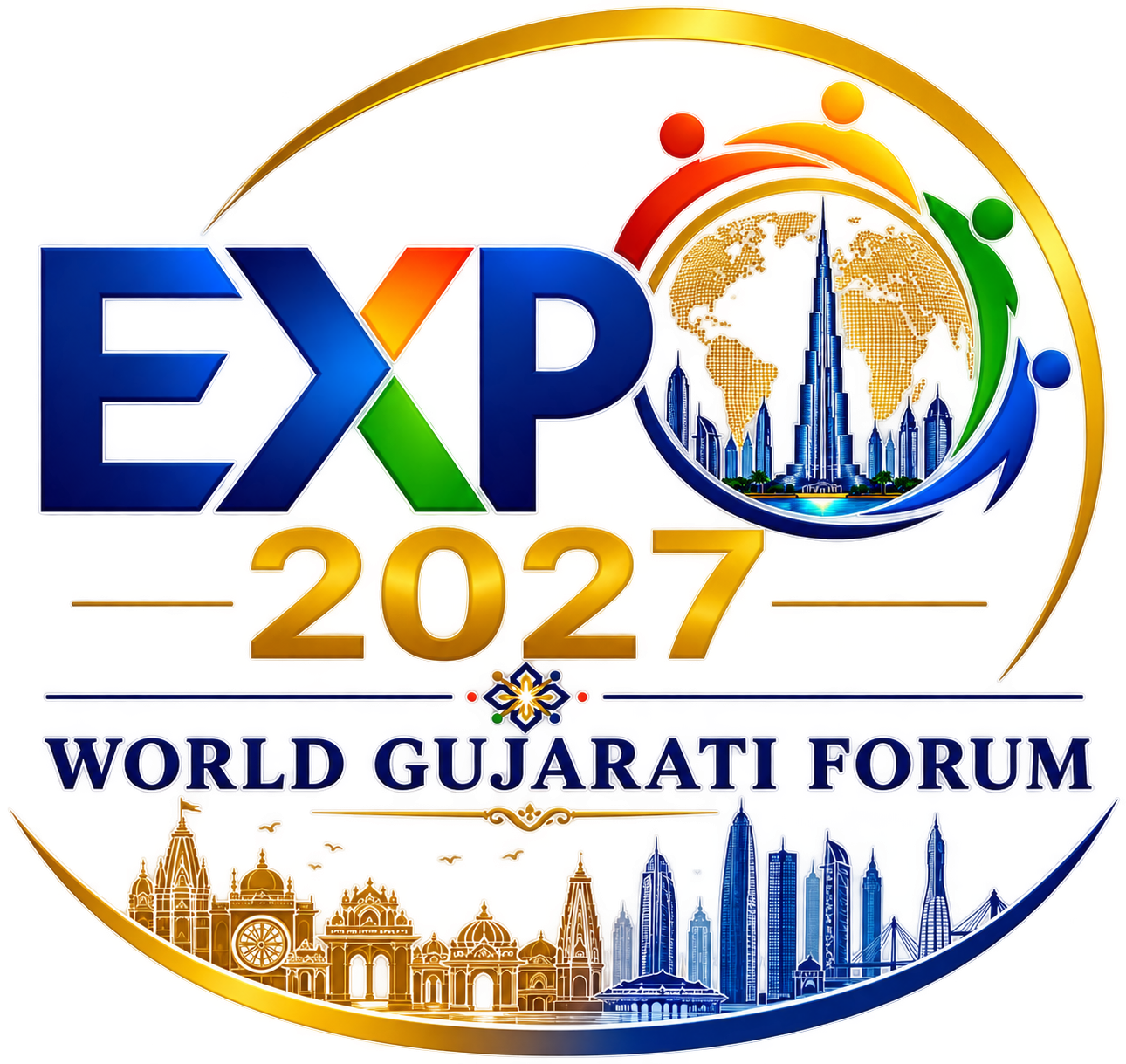 EXPO 2027 · World Gujarati Forum logo