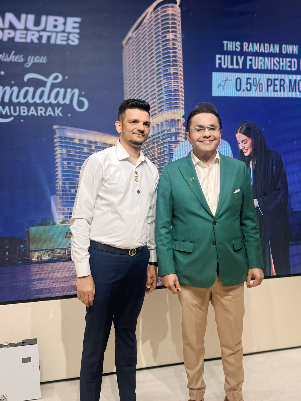 Priteesh Patel at a Dubai real estate event